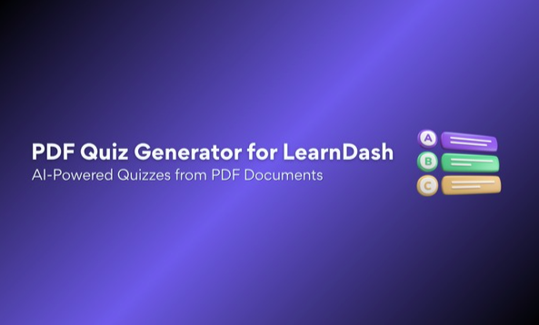 PDF Quiz Generator for Learn Dash